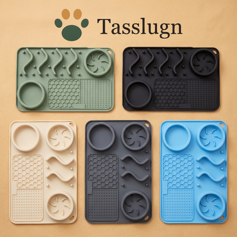 Tasslugn Måltidsstation – Slickmatta med 4 zoner