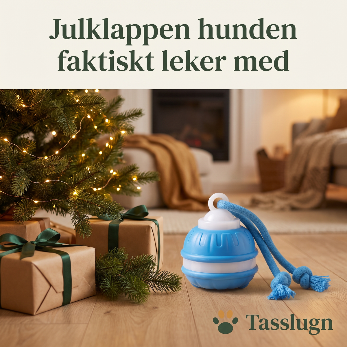 Jaktkompisen under granen – julklappen hunden faktiskt leker med