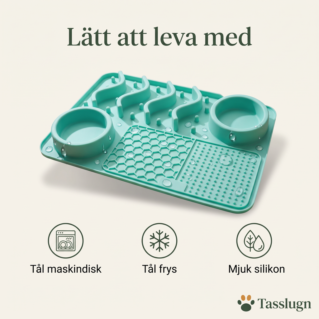Tål maskindisk, tål frys, mjuk silikon