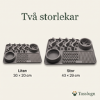 Två storlekar: Liten 30 × 20 cm och Stor 43 × 29 cm