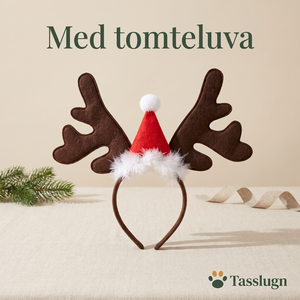 Renhorn till hund – med tomteluva